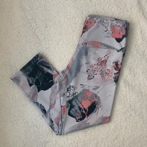 Floral High Waisted Workout Leggings